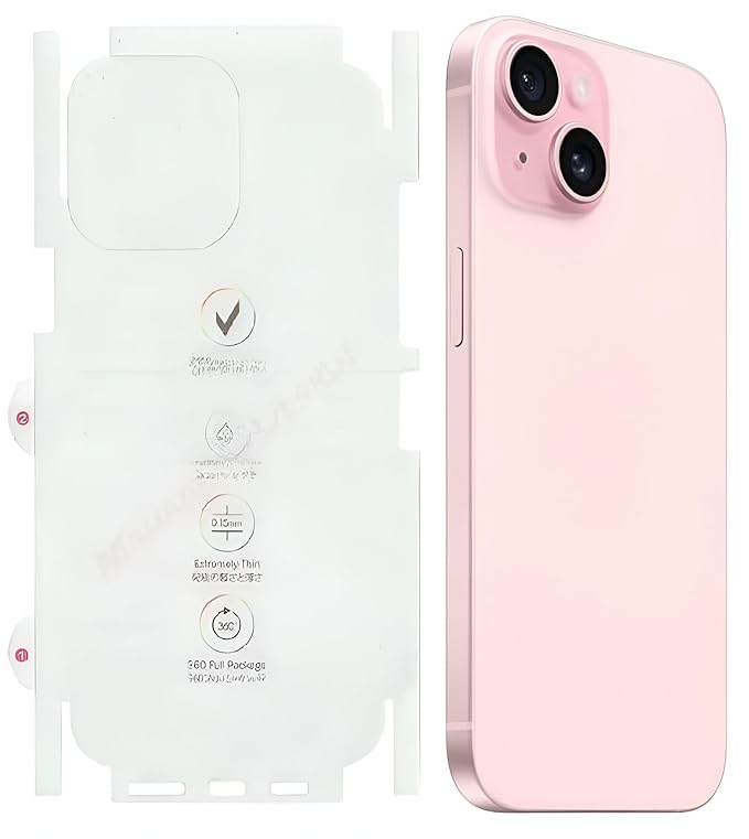 iphone 15  360 °protection  membrane
