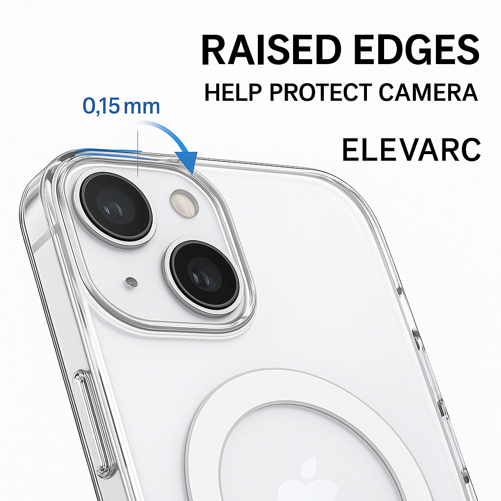 ELEVARC iphone 17 AIR  magsafe clear case