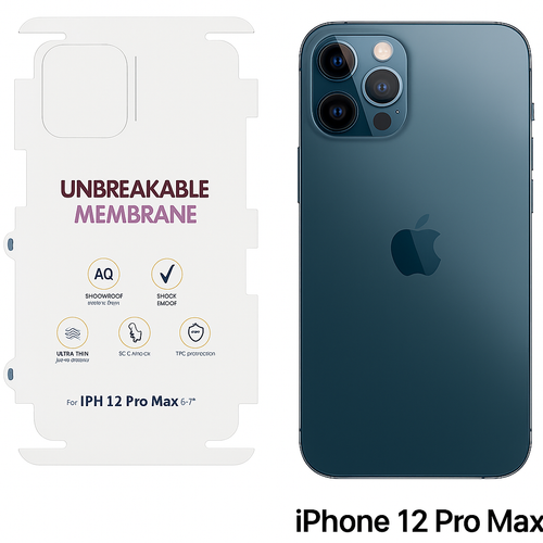 iphone 12 pro max 360° protection  menbrane