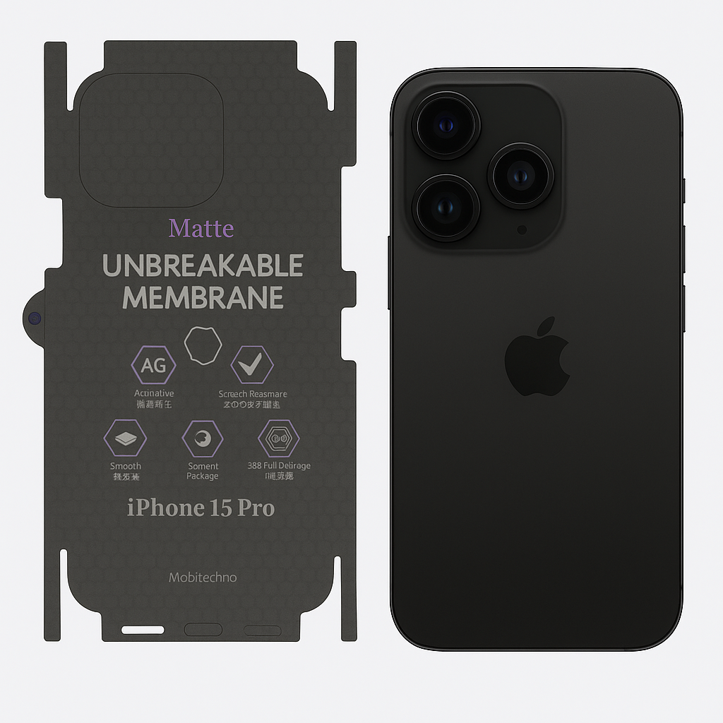 iphone 15 PRO 360 °protection  membrane